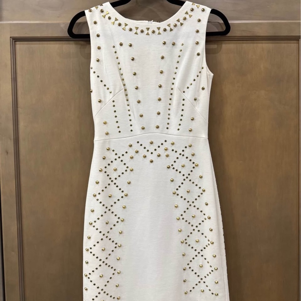 Guess by Marciano White Studded Midi Dress - Picture 2 of 4